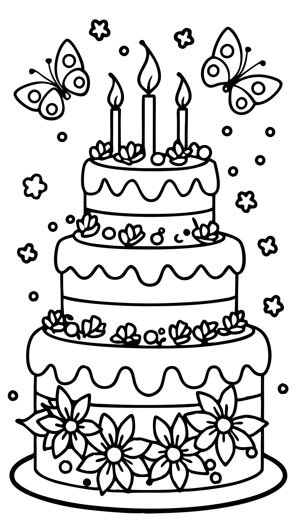 cake coloring pages